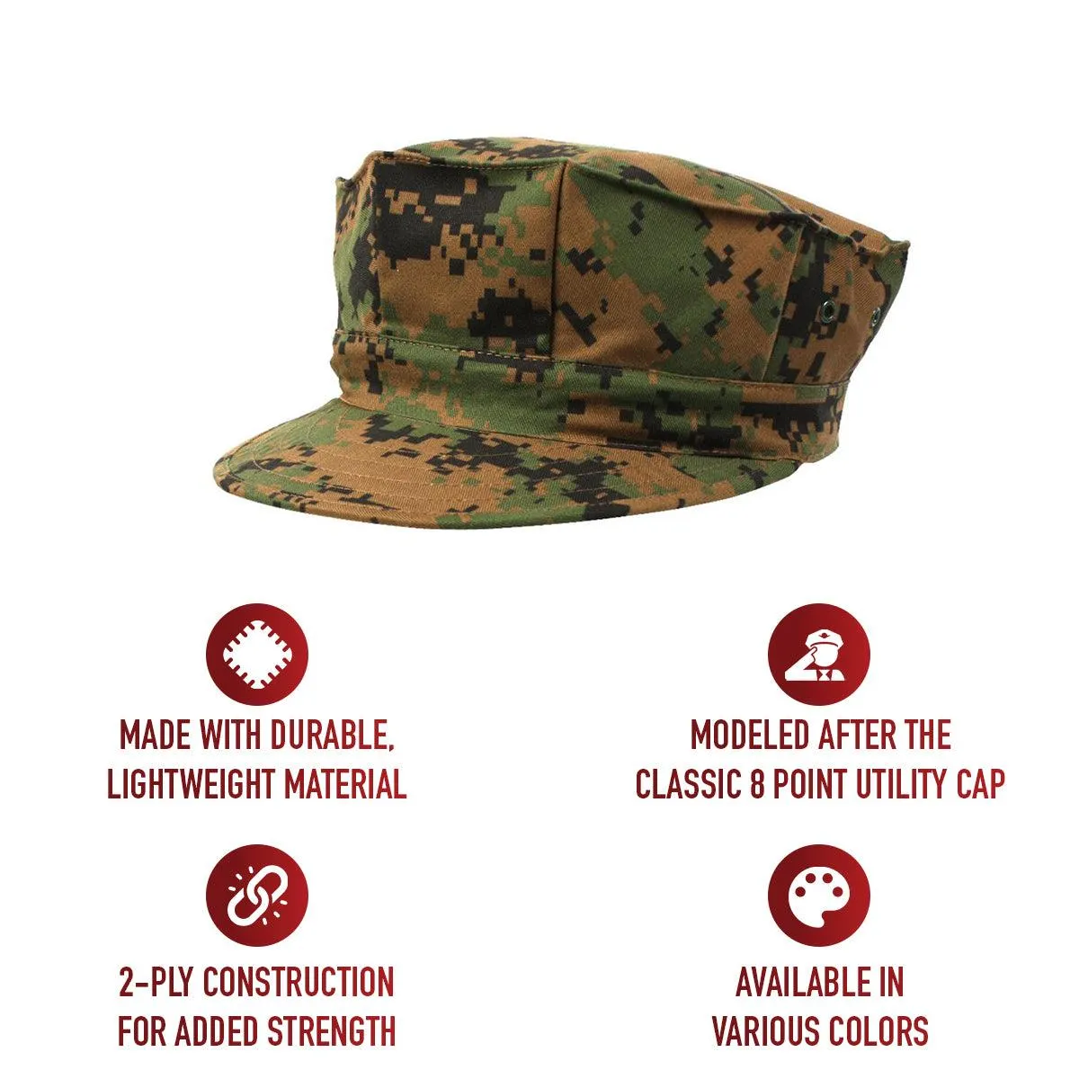 8 Point Military Cap