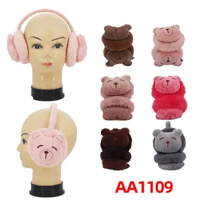 Bear Cute Adjustable Earband Earmuff Ear Warmer AA1109