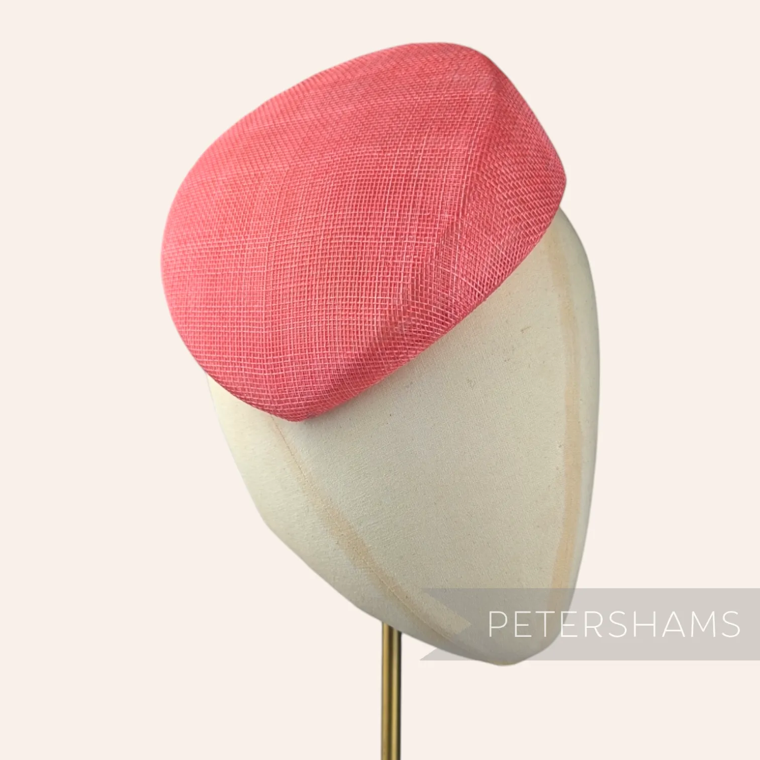 'Betty' Sloped Pillbox Sinamay Fascinator Hat Base