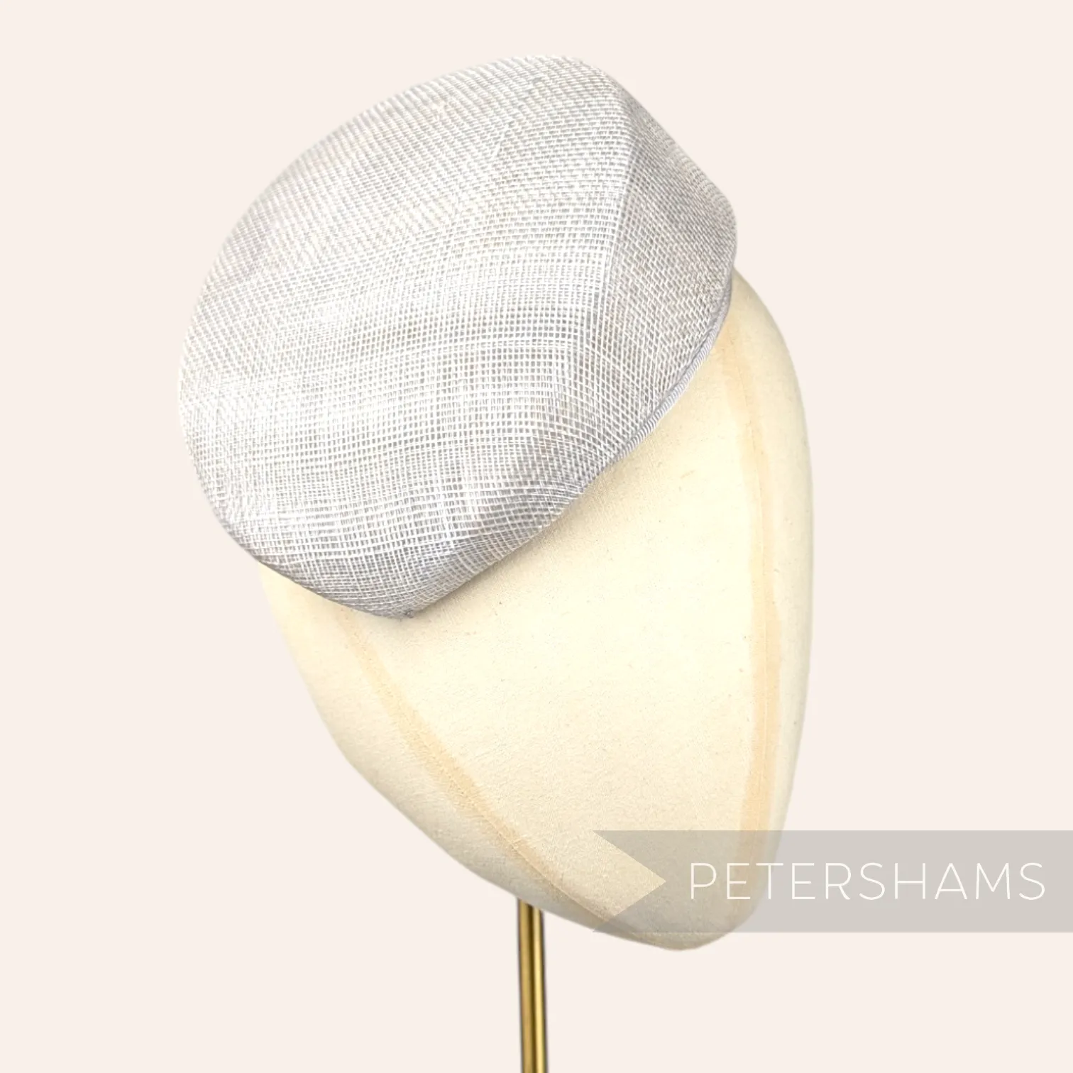 'Betty' Sloped Pillbox Sinamay Fascinator Hat Base