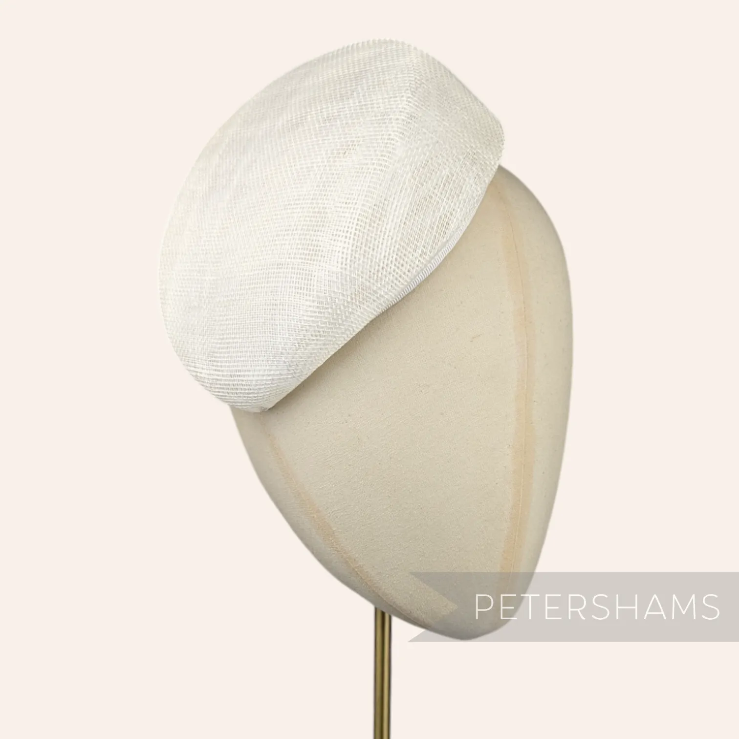 'Betty' Sloped Pillbox Sinamay Fascinator Hat Base