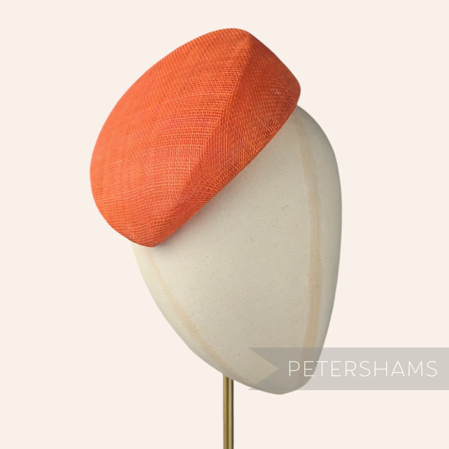 'Betty' Sloped Pillbox Sinamay Fascinator Hat Base