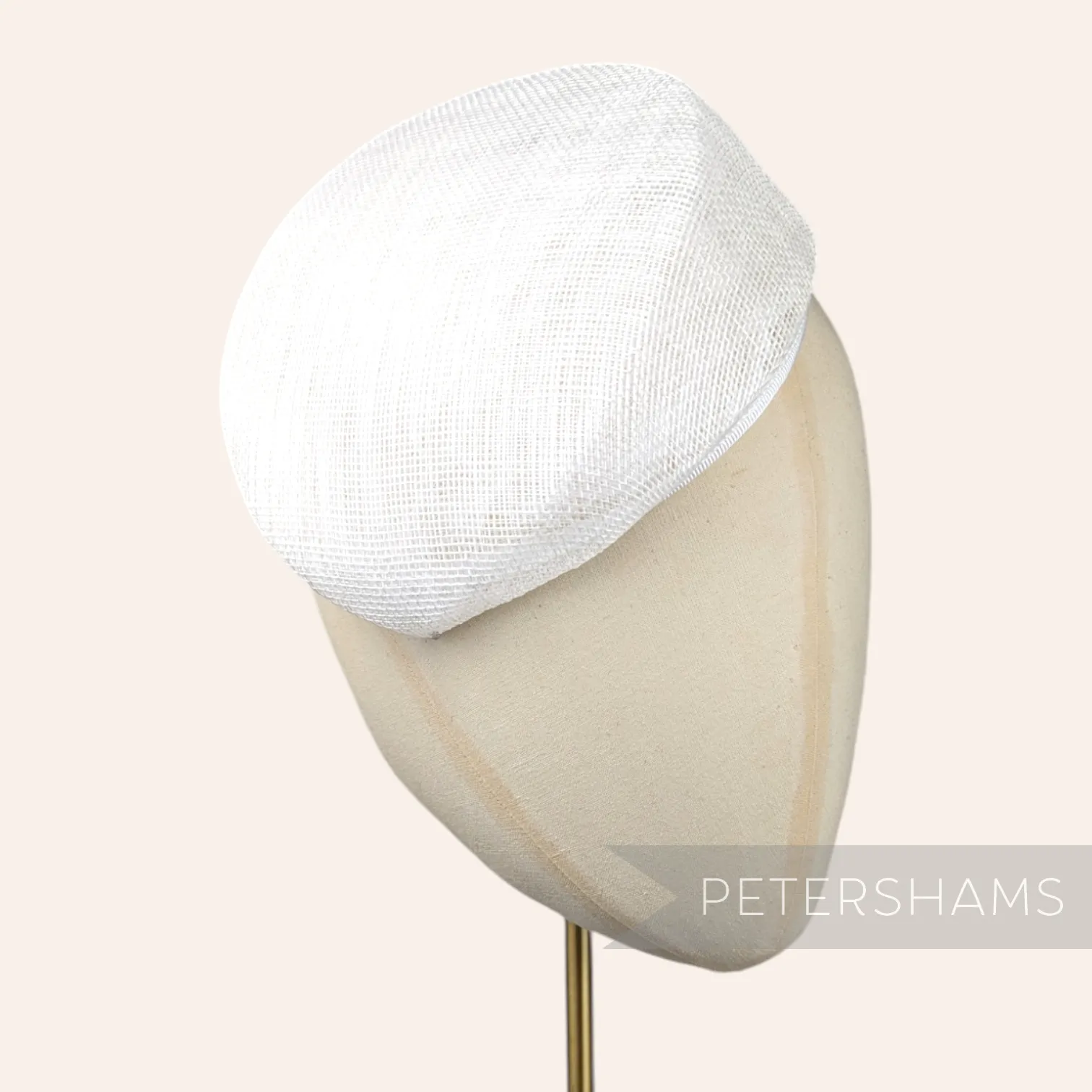 'Betty' Sloped Pillbox Sinamay Fascinator Hat Base