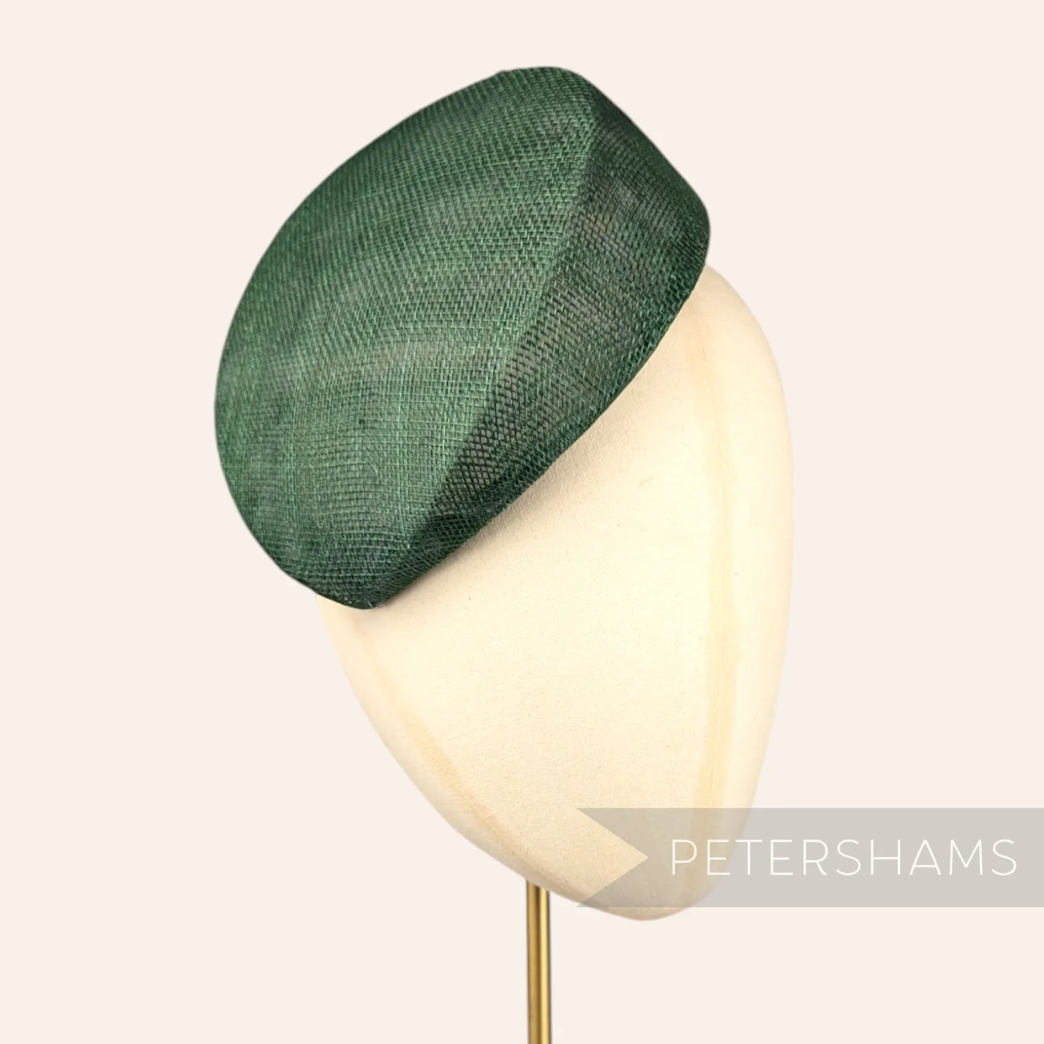 'Betty' Sloped Pillbox Sinamay Fascinator Hat Base