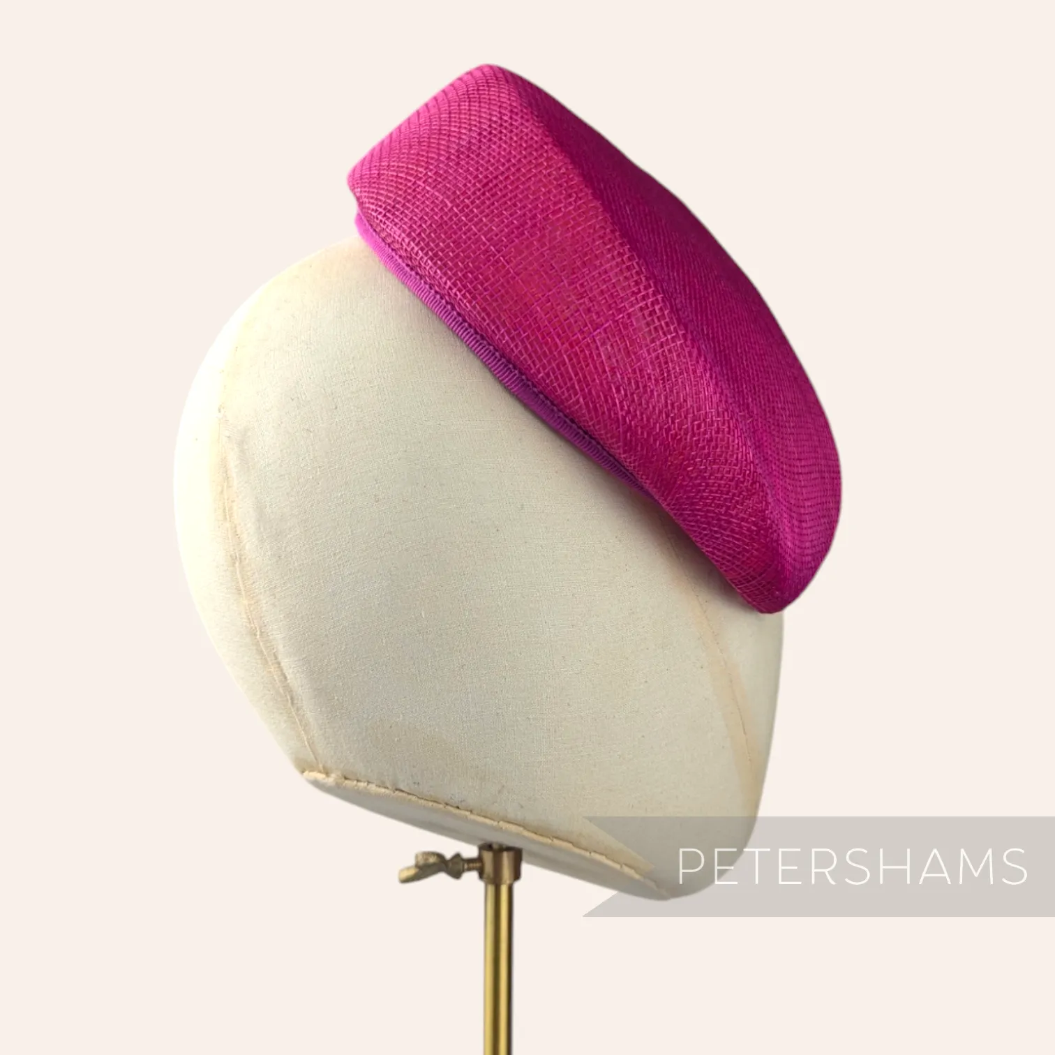 'Betty' Sloped Pillbox Sinamay Fascinator Hat Base