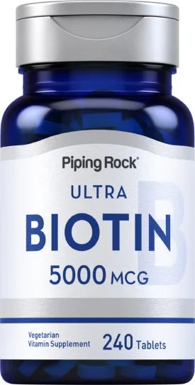 Biotin, 5000 mcg, 240 Tablets