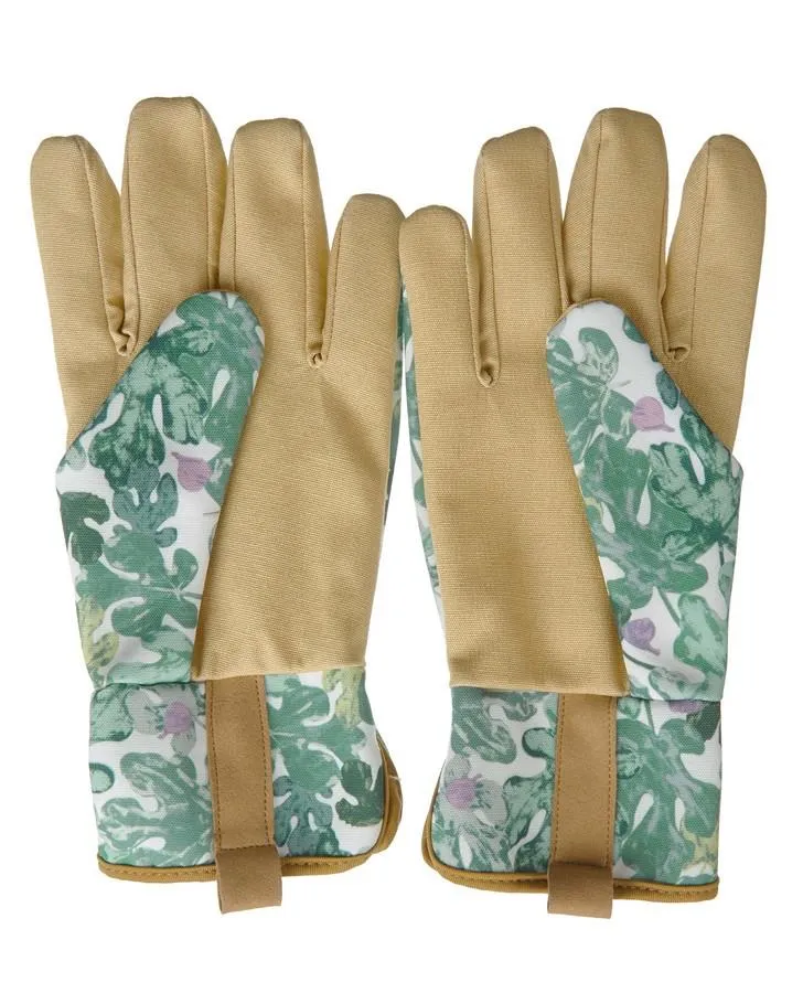 Botanical Floral Garden Gloves