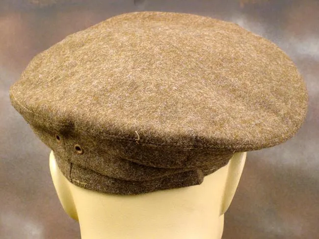 British Beret WW2 Issue Khaki: Dated WWII