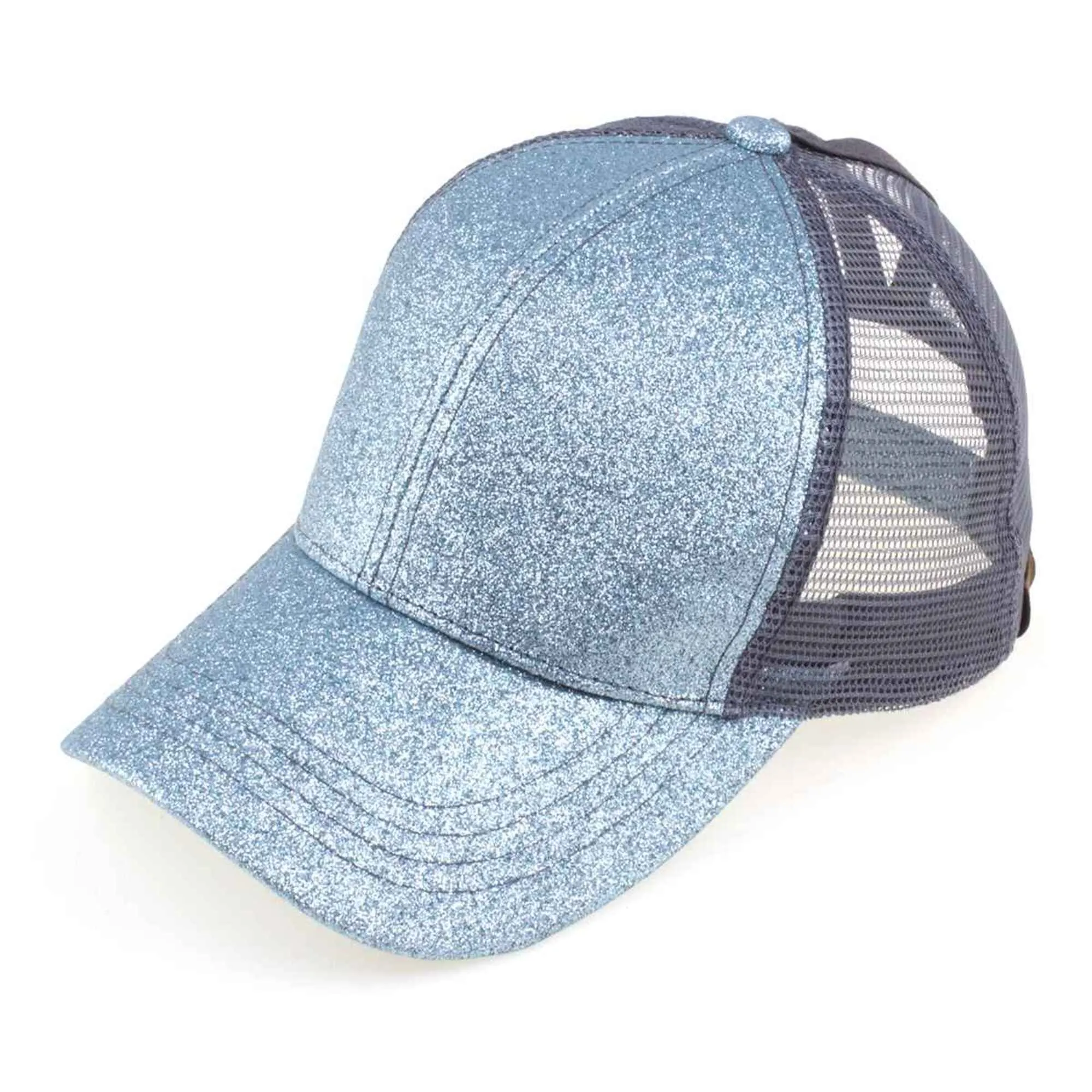 BT6 Glitter High Pony Baseball Cap