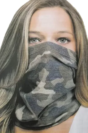 Camo Neck Gaiter Face Mask