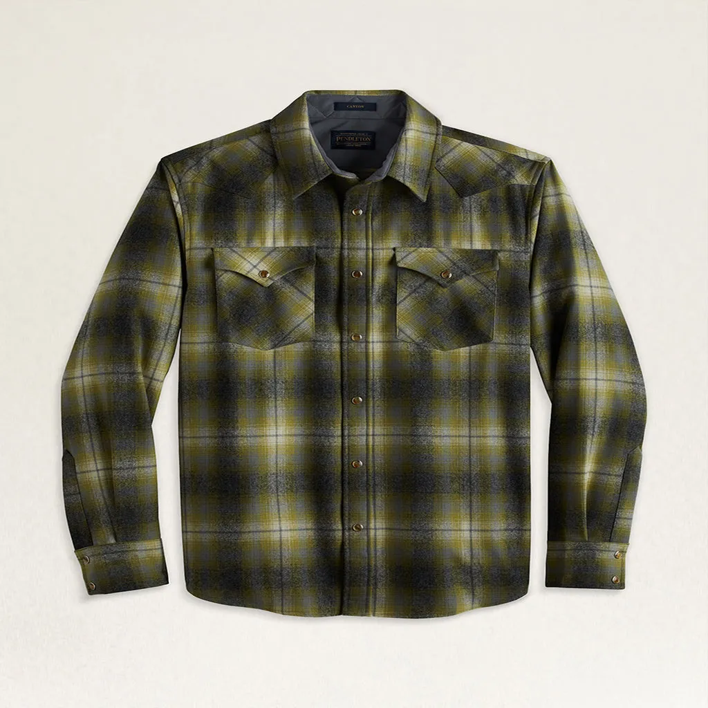 Canyon Shirt Green/Grey Mix Ombre 22