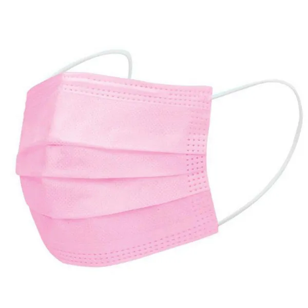 Children's Pink General Use Disposable Earloop Face Mask 10pcs