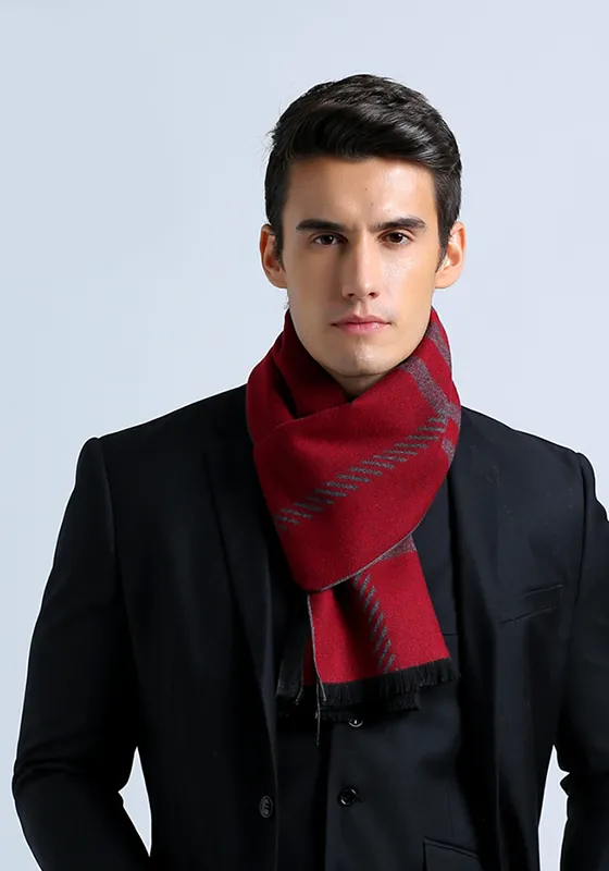 Classic Wool Cashmere Scarf