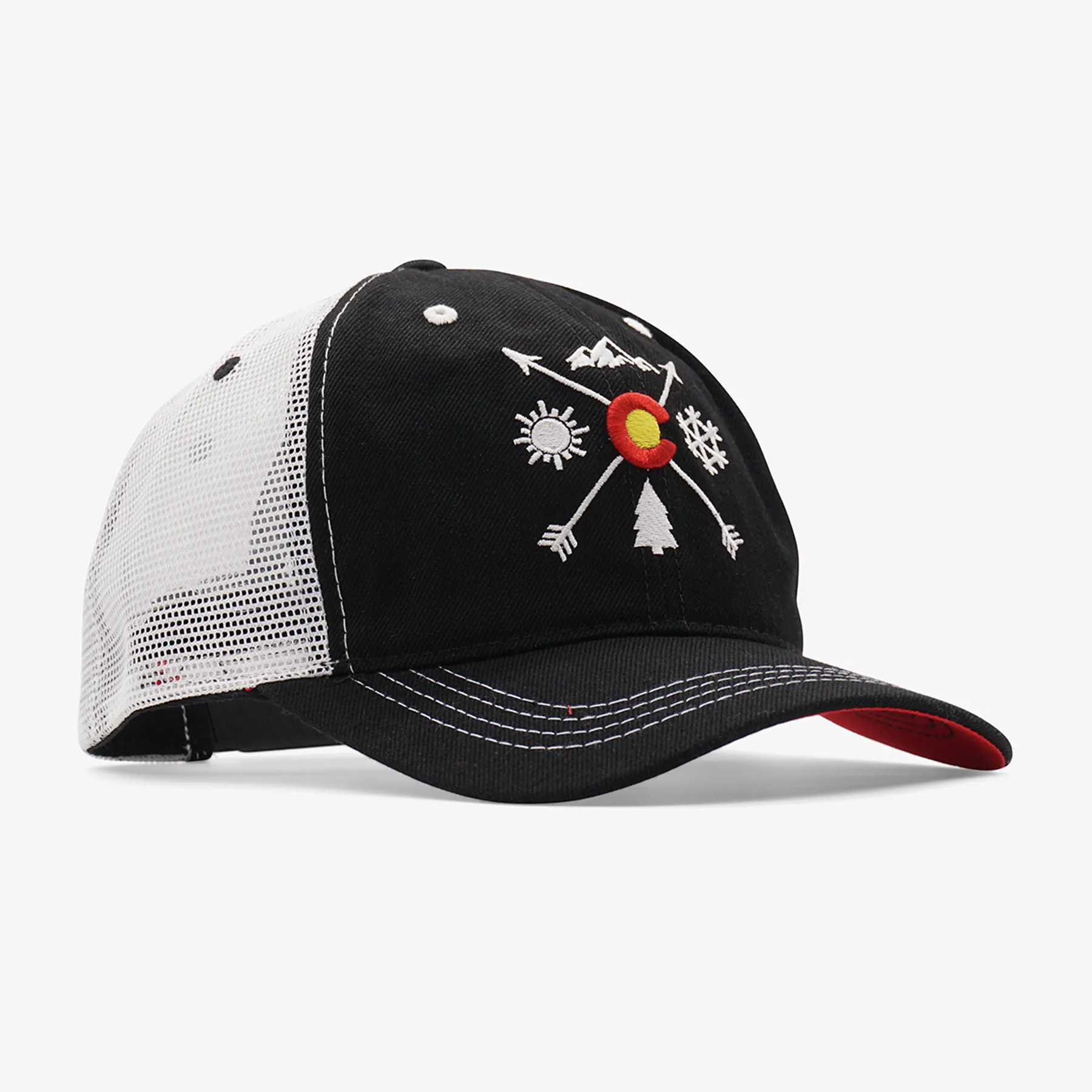 Colorado Arrows Unstructured Curved Snapback Hat