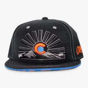 Colorado Sunset Views Flatbill Snapback Hat