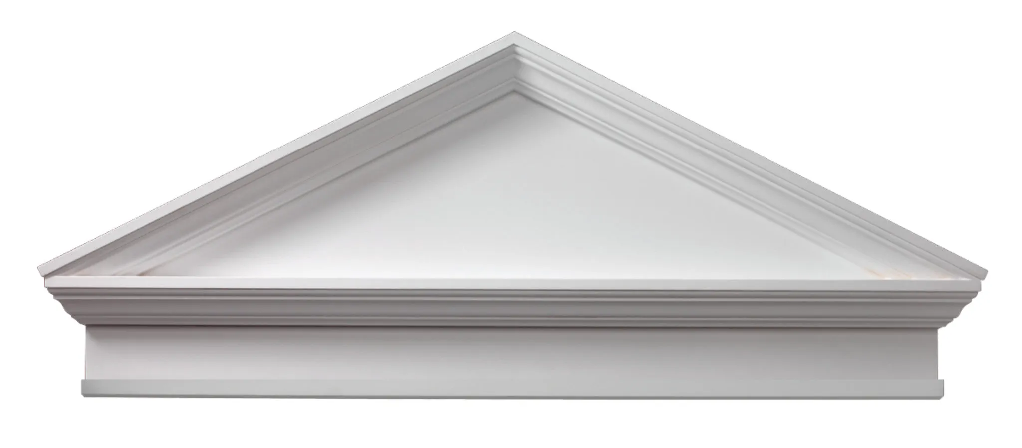 Combination Peaked Cap Pediment with Bottom Trim