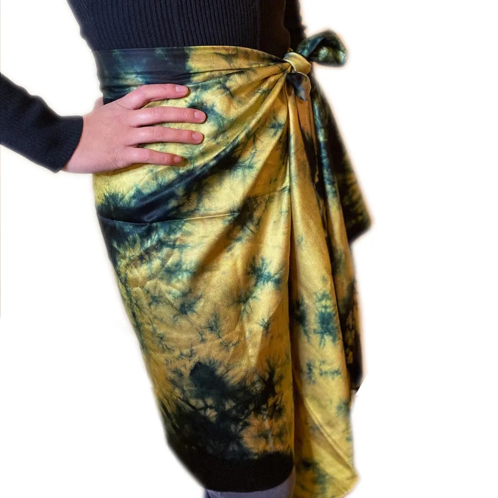 Darjeeling Tea Gardens Silk Scarf