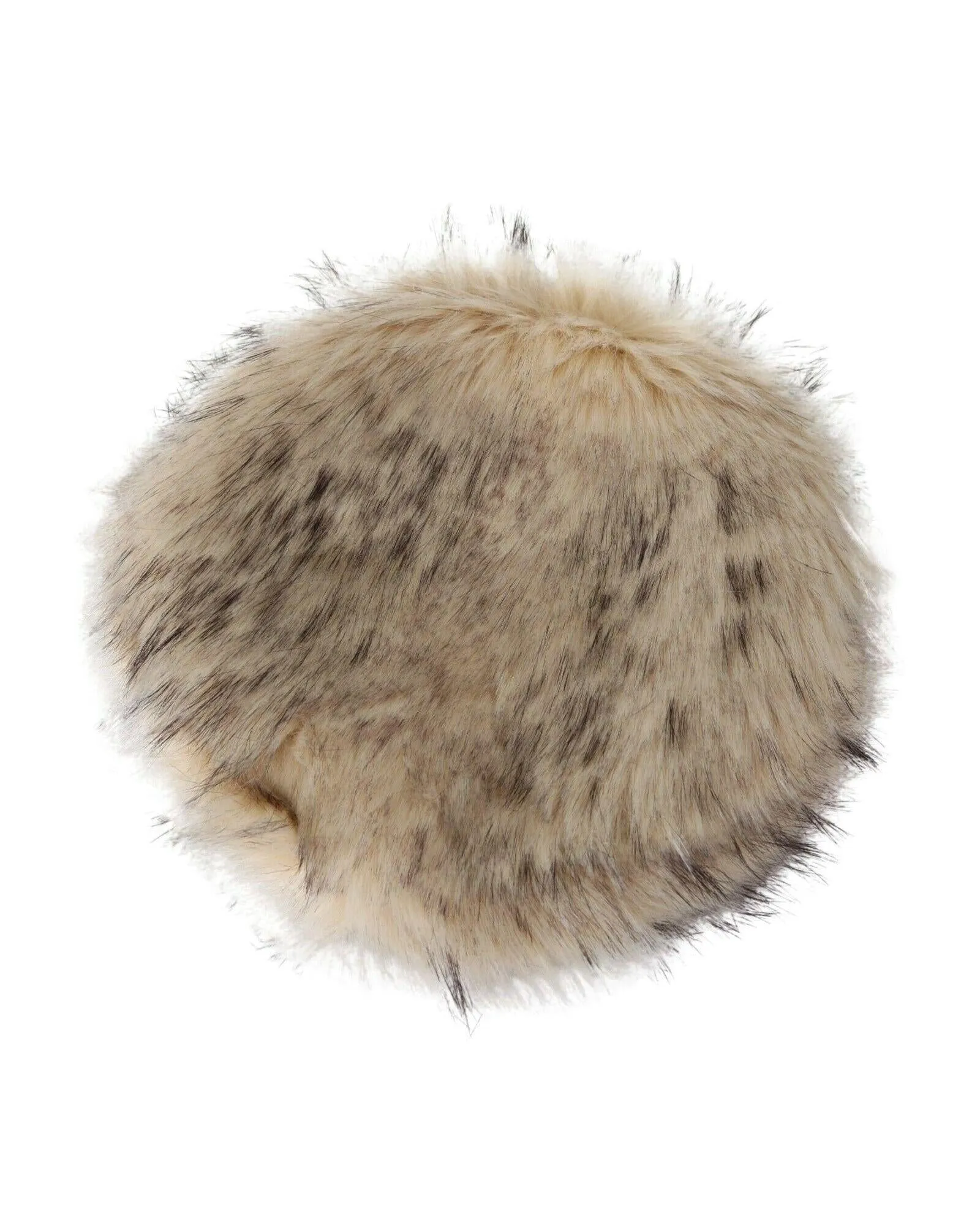 Dolce & Gabbana Faux Fur Hat Brown