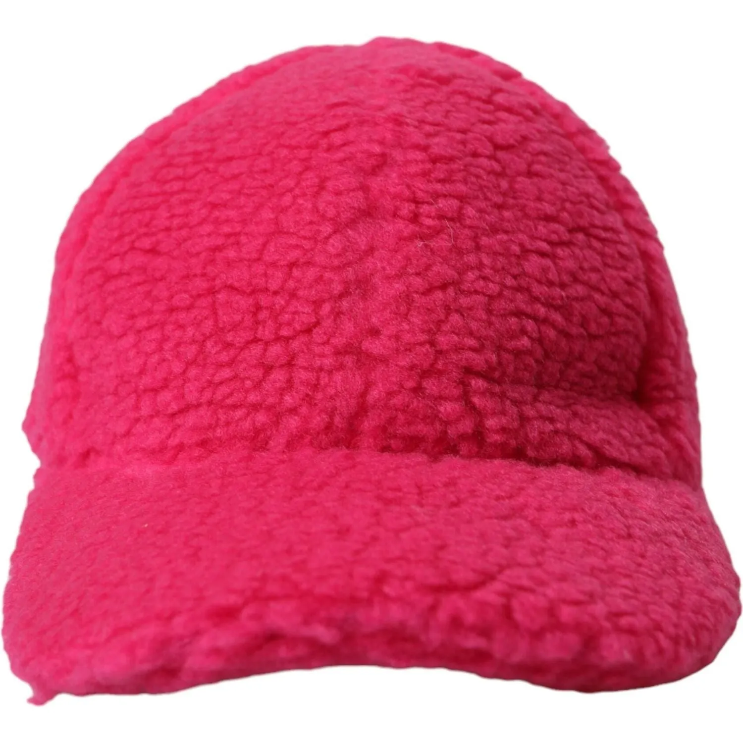 Dolce & Gabbana Pink Fleece Plush Baseball Hat Men