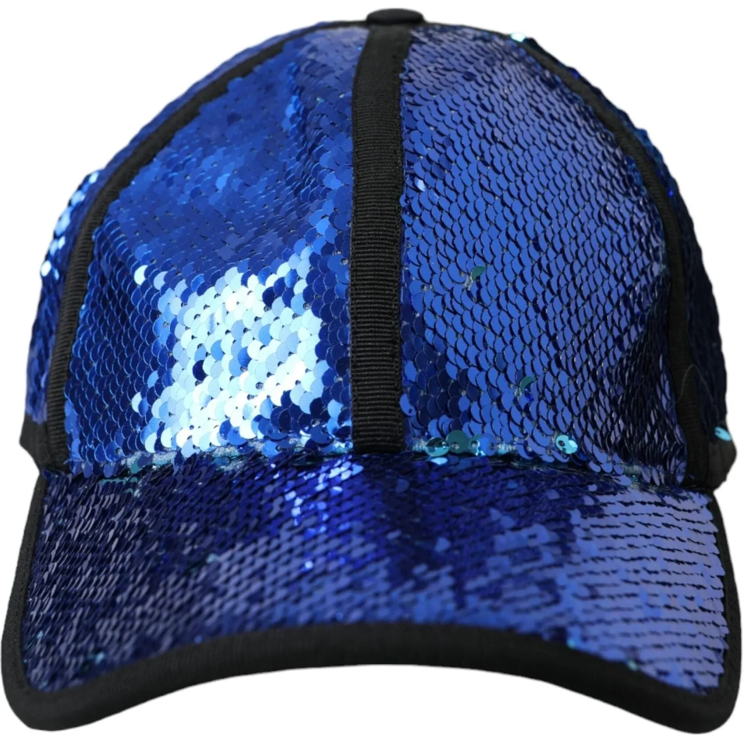 Dolce & Gabbana Royal Blue Sequin Baseball Hat Men