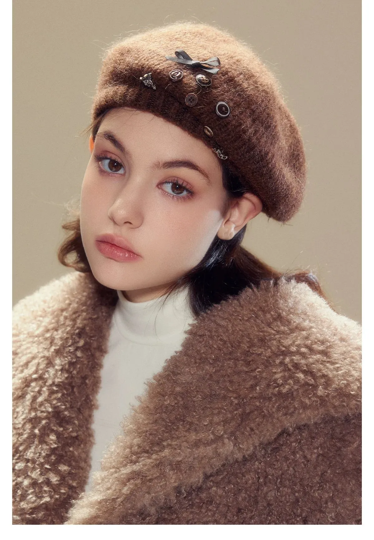 (Final Sale) Wool Knit Beret