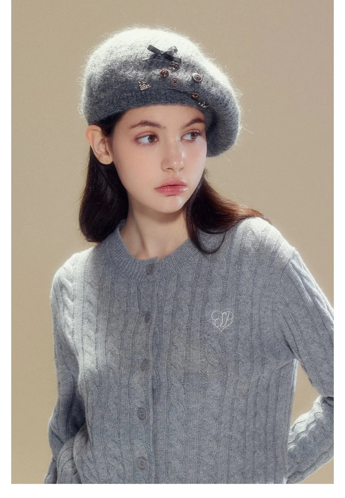 (Final Sale) Wool Knit Beret