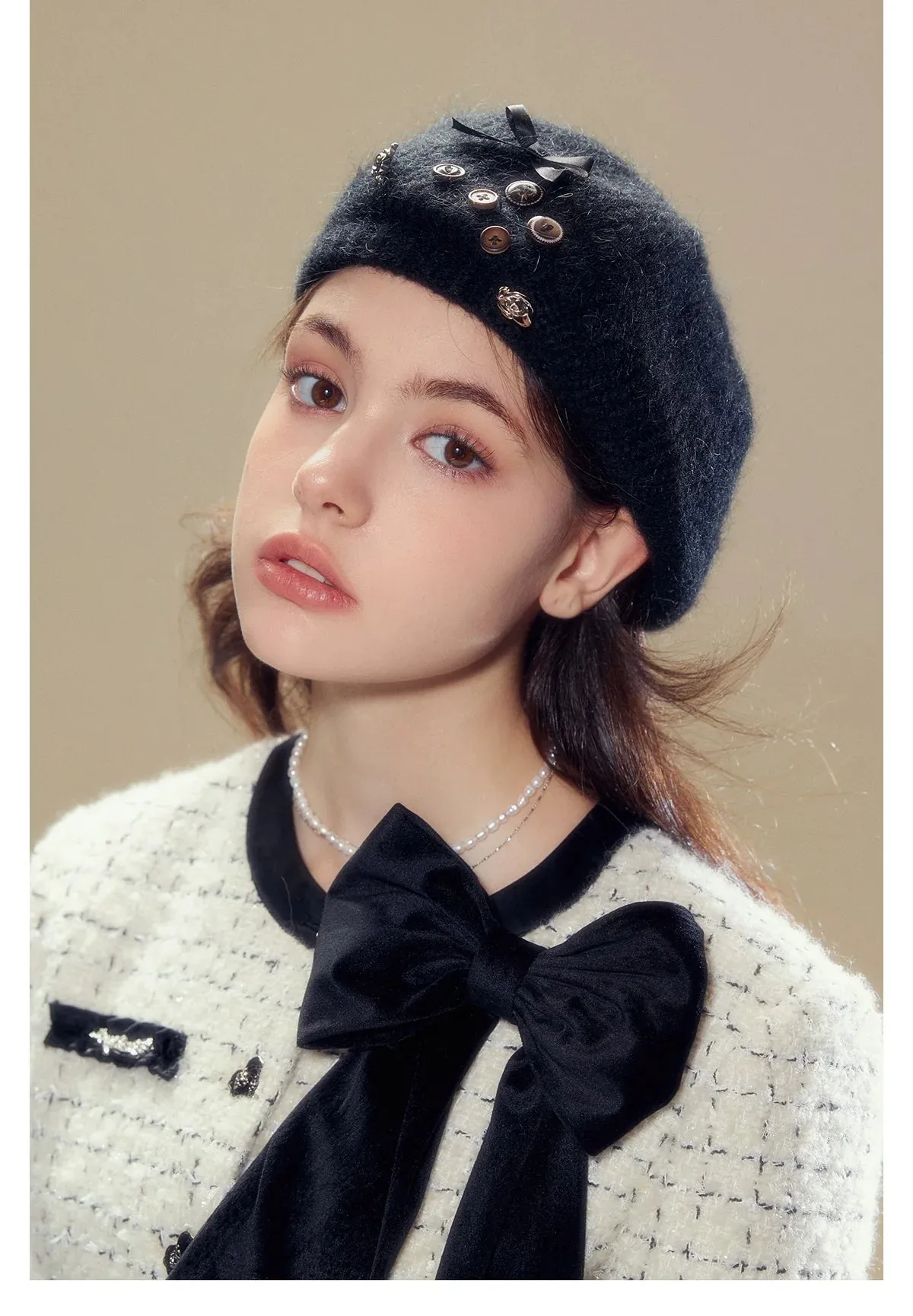 (Final Sale) Wool Knit Beret