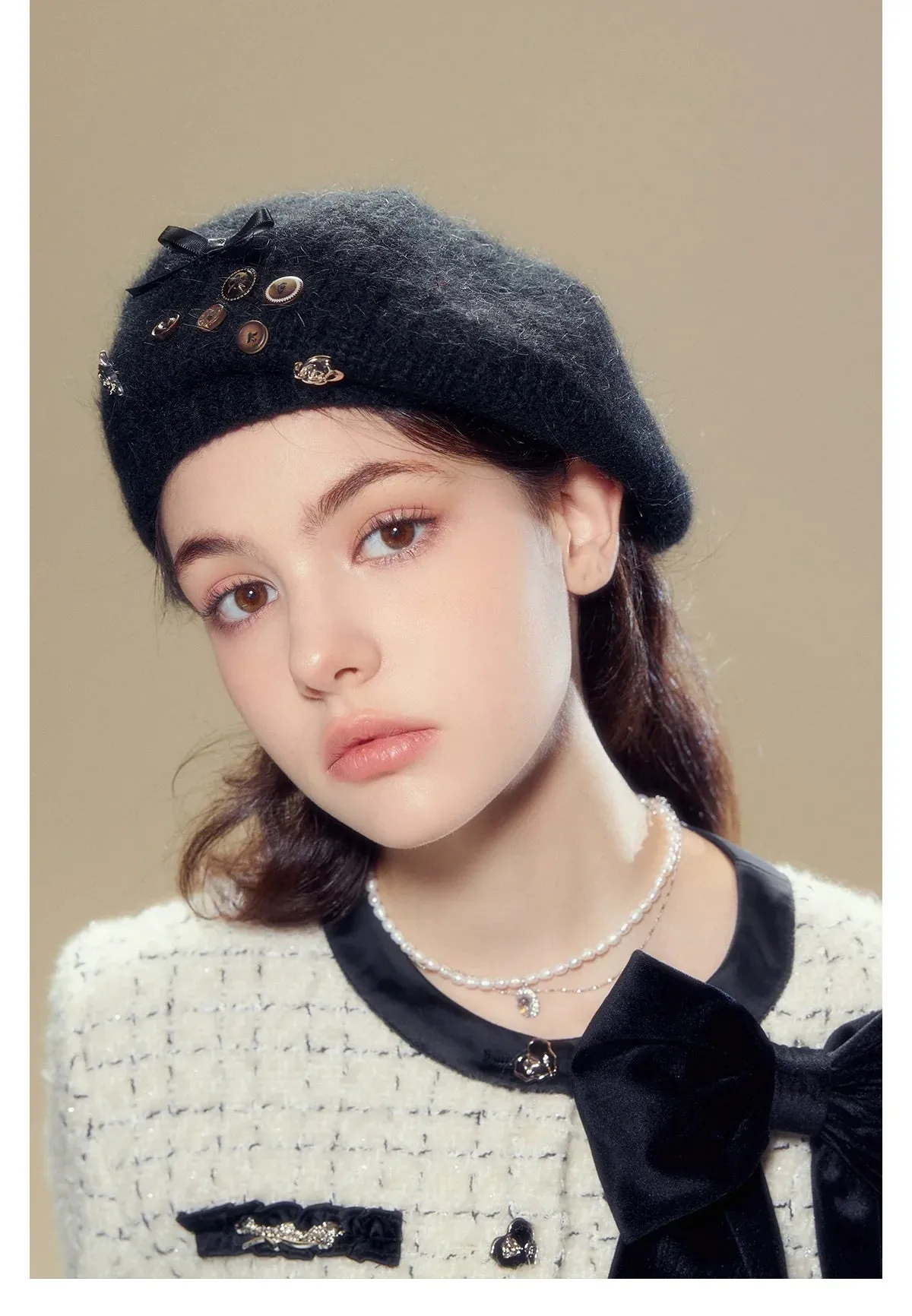 (Final Sale) Wool Knit Beret