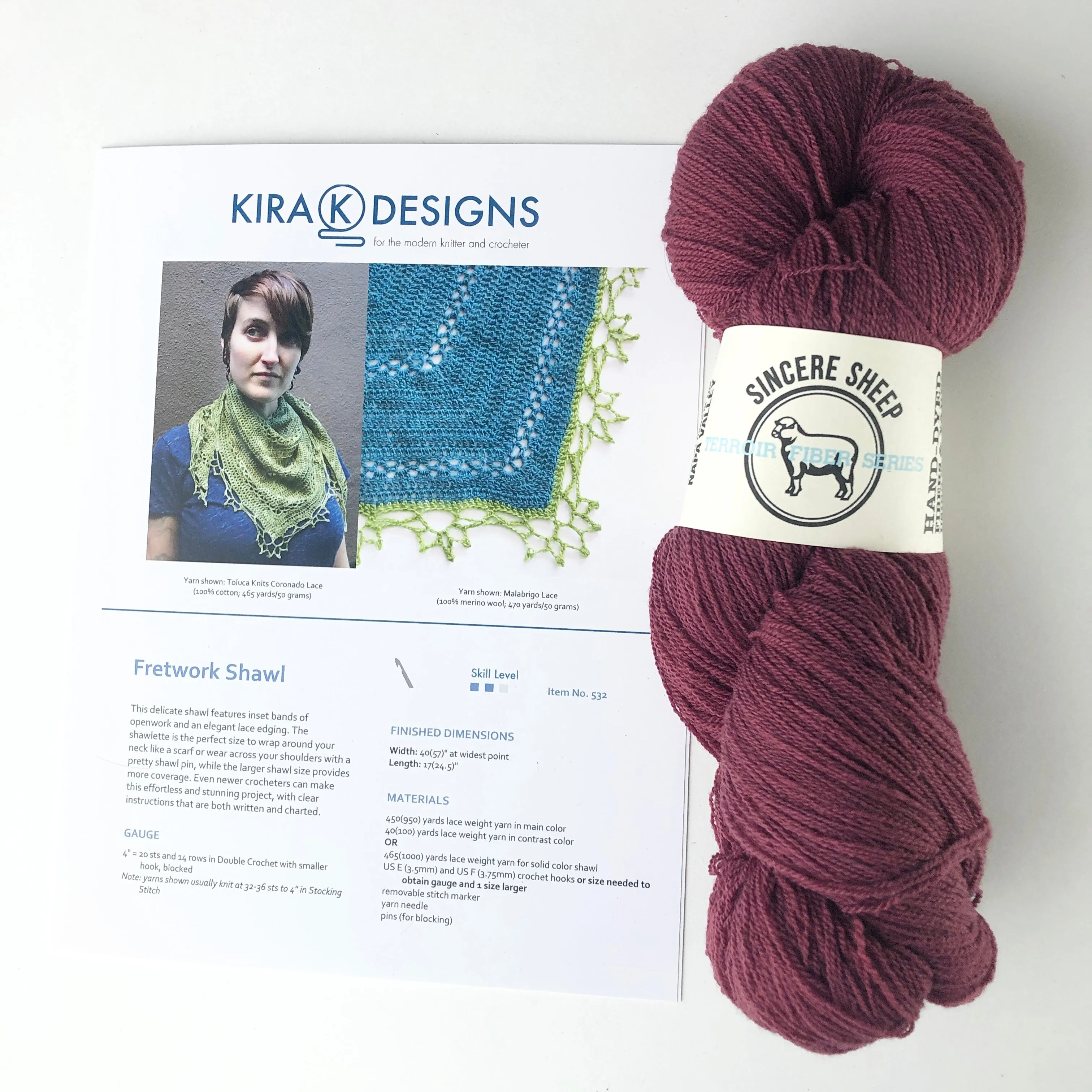 Fretwork Shawl Kit