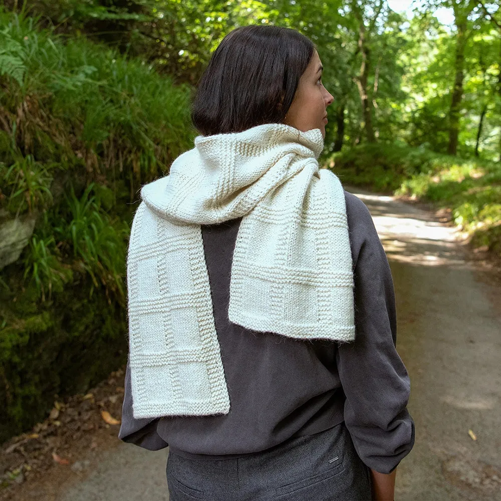 Gridland Scarf Kit (&Make Aran) - Solid