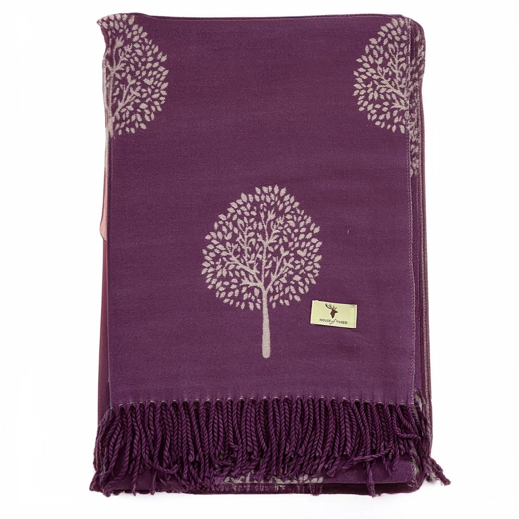 House of Tweed Tree of Life Scarf