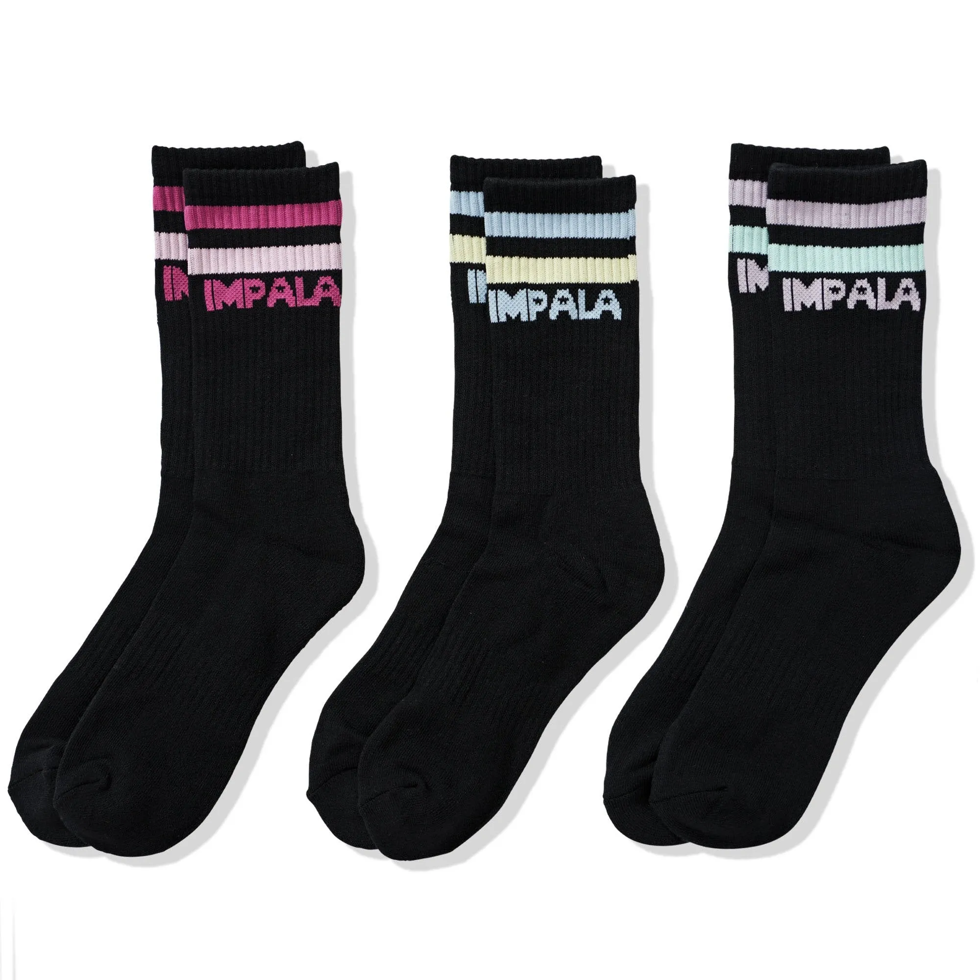 Impala Stripe Sock - 3 Pack