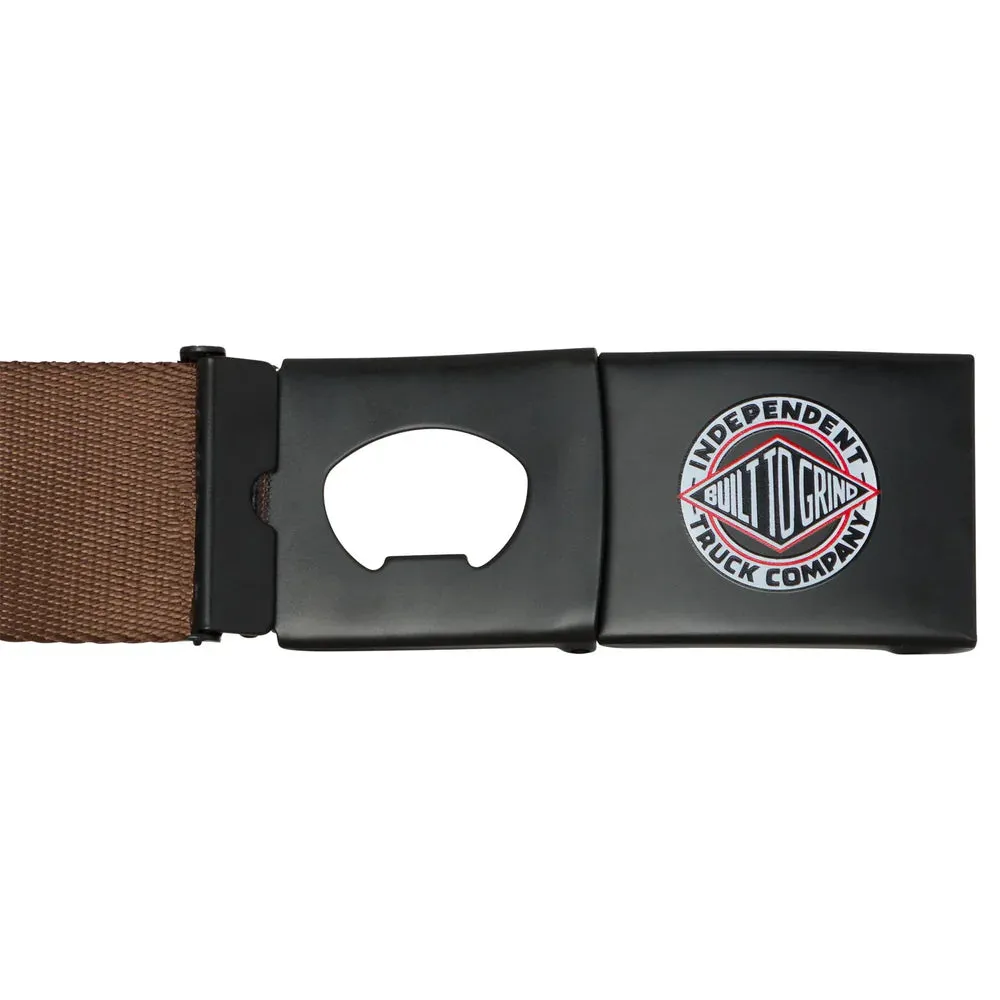 Independent BTG Summit Web Belt Brown