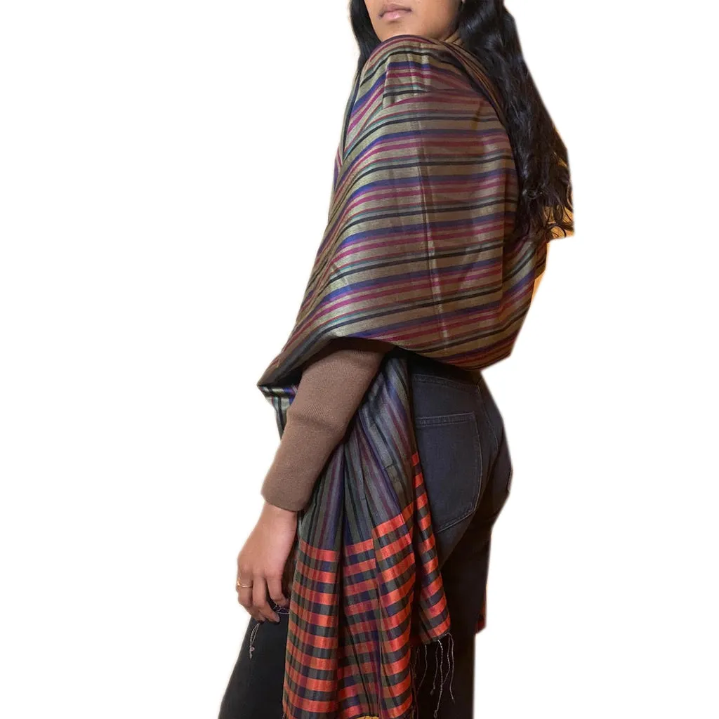 Indus Globe Trotter Silk Scarf