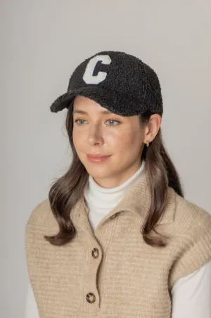 Letter C Sherpa Baseball Cap (Big Letter)