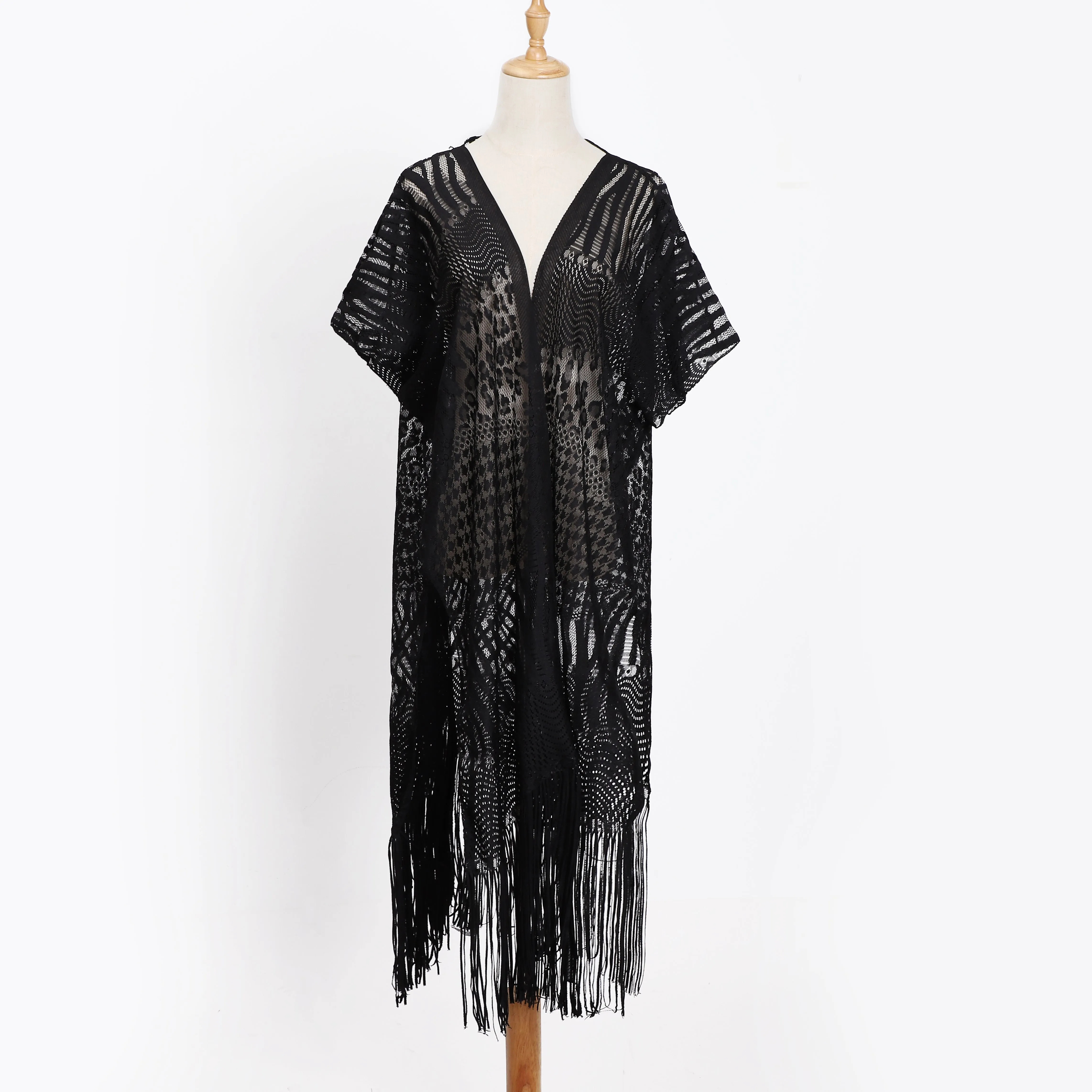 MBD-HG01 tassel lace shawl