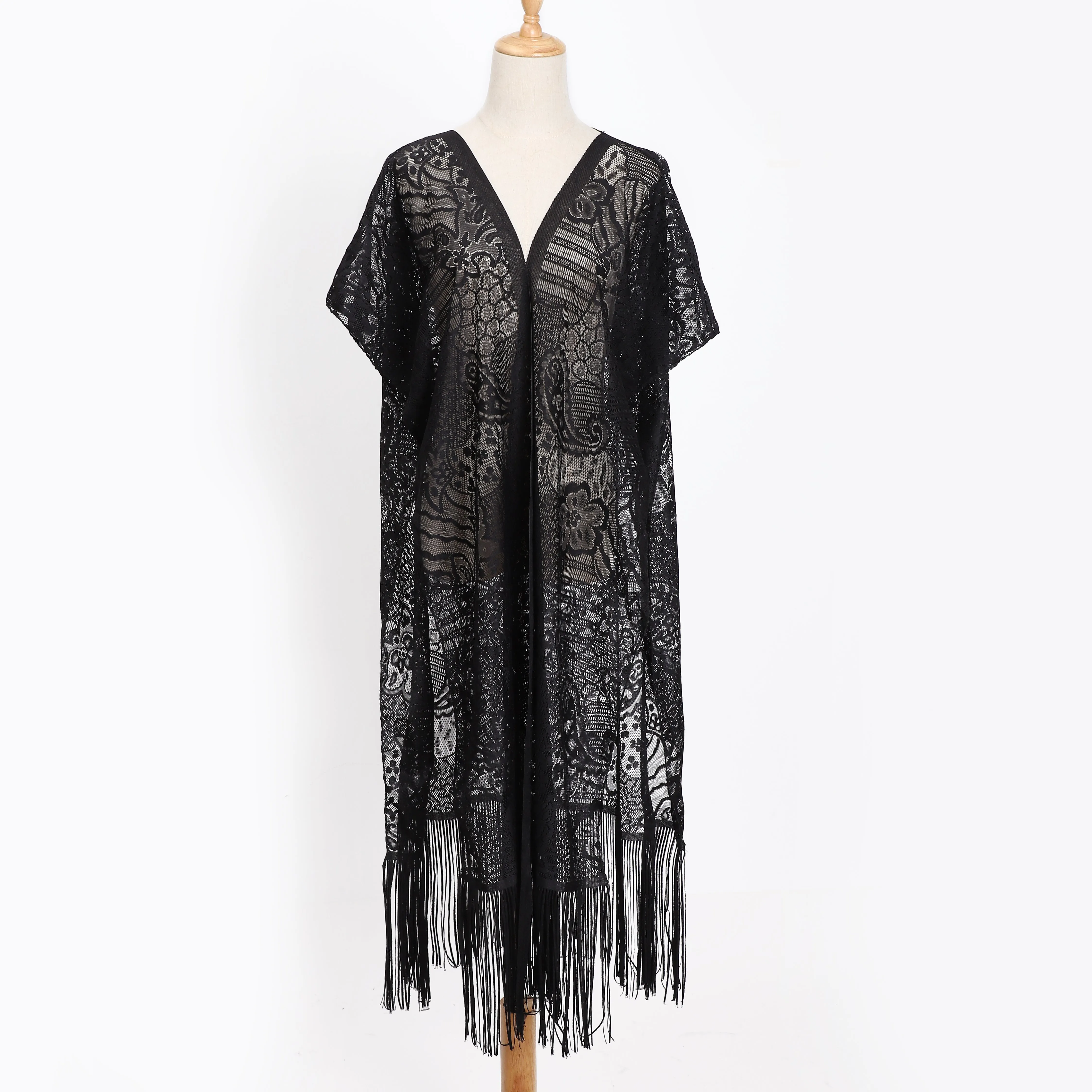 MBD-HG01 tassel lace shawl