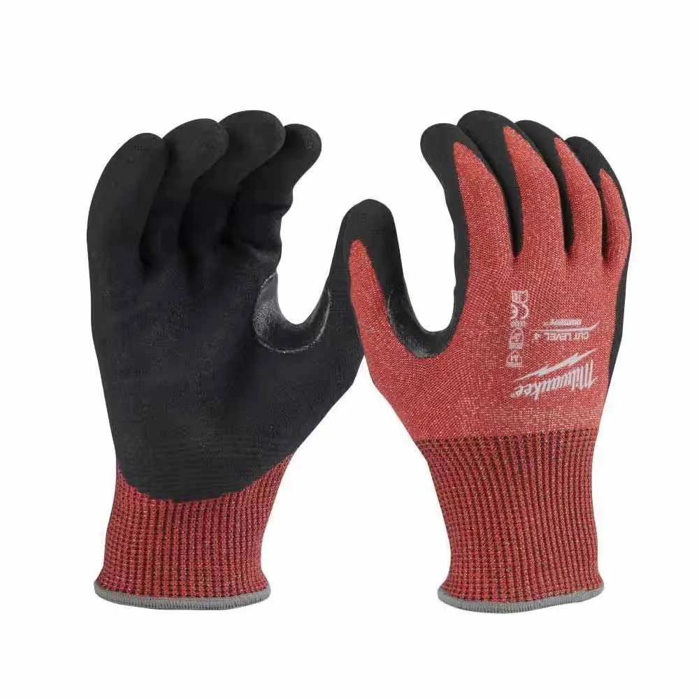 Milwaukee 48-22-8945 Cut Level 4 Nitrile Dipped Gloves - S