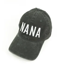 NANA - Heather Black Baseball Cap