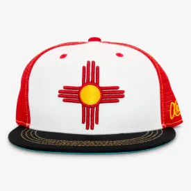 New Mexico Zia Flatbill Snapback Hat