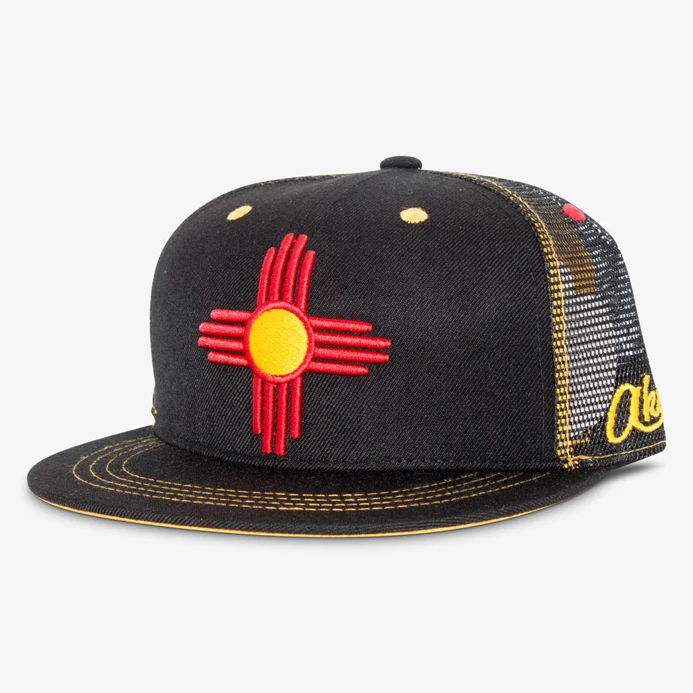 New Mexico Zia Flatbill Snapback Hat