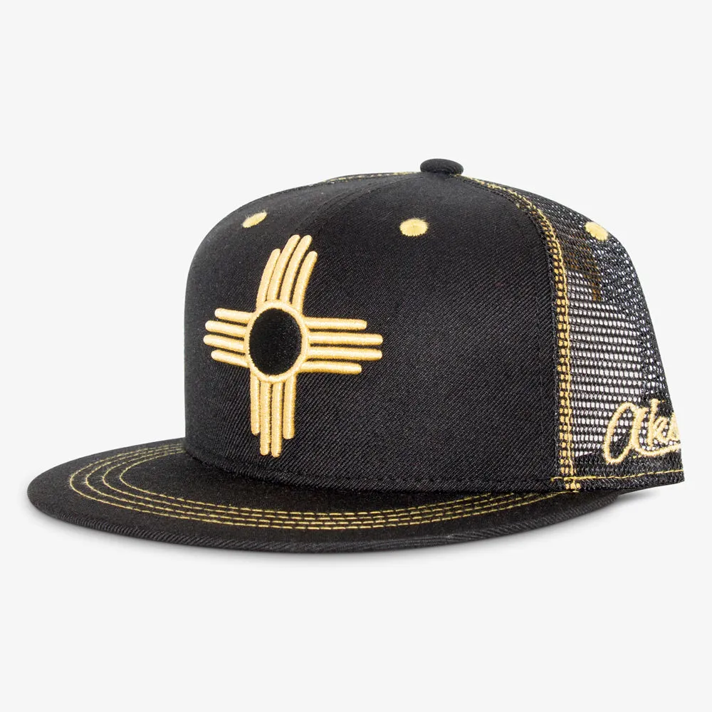 New Mexico Zia Flatbill Snapback Hat