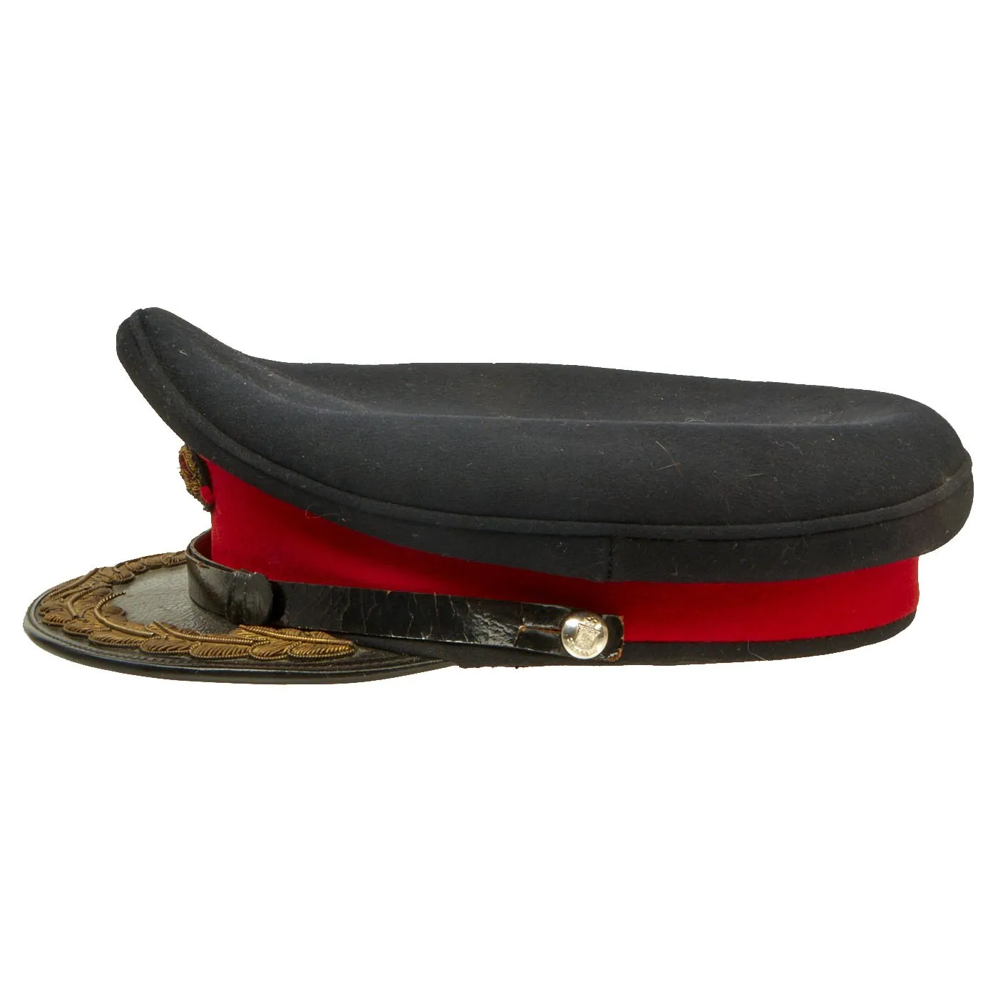 Original British Post WWII Canadian R.C.O.C. Army Brigadier or Colonel Dress Peaked Visor Cap by Thomas & Stone