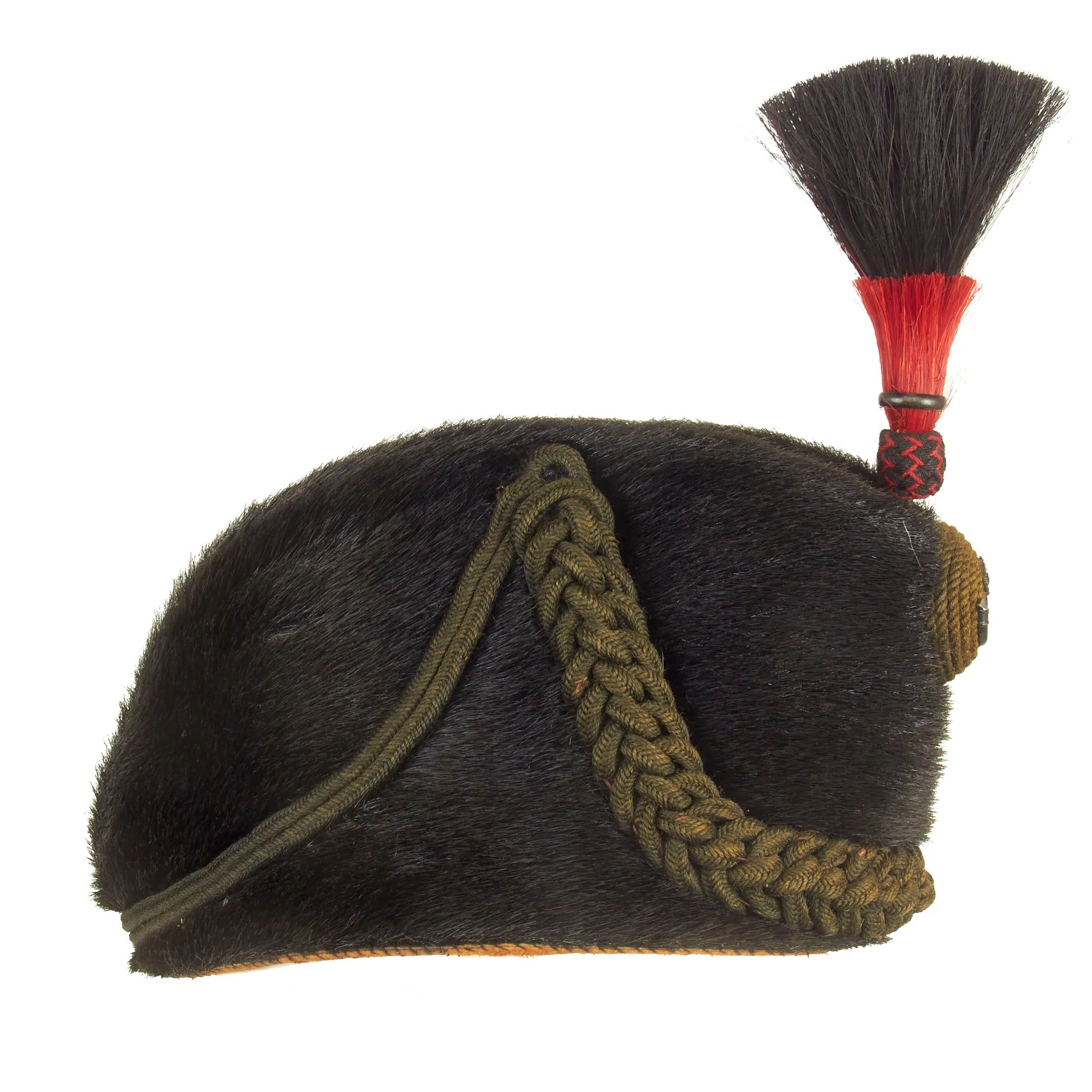 Original British Pre WWI Era Rifle Regiment Sealskin Astrakhan Karakul Cap