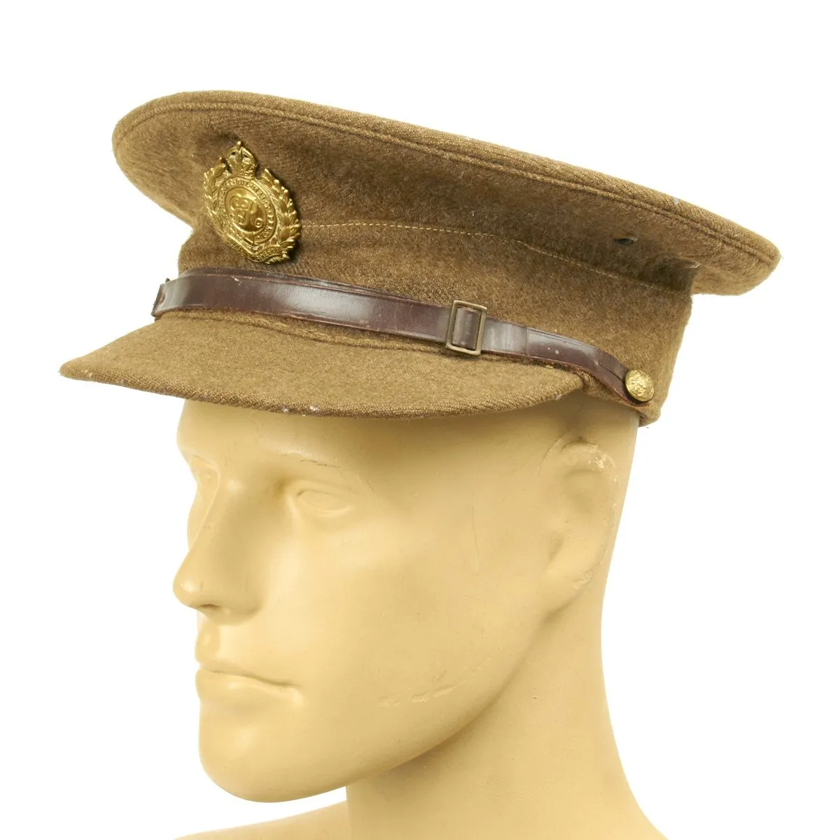 Original British WWI Officer Peaked Hat- Royal Engineers