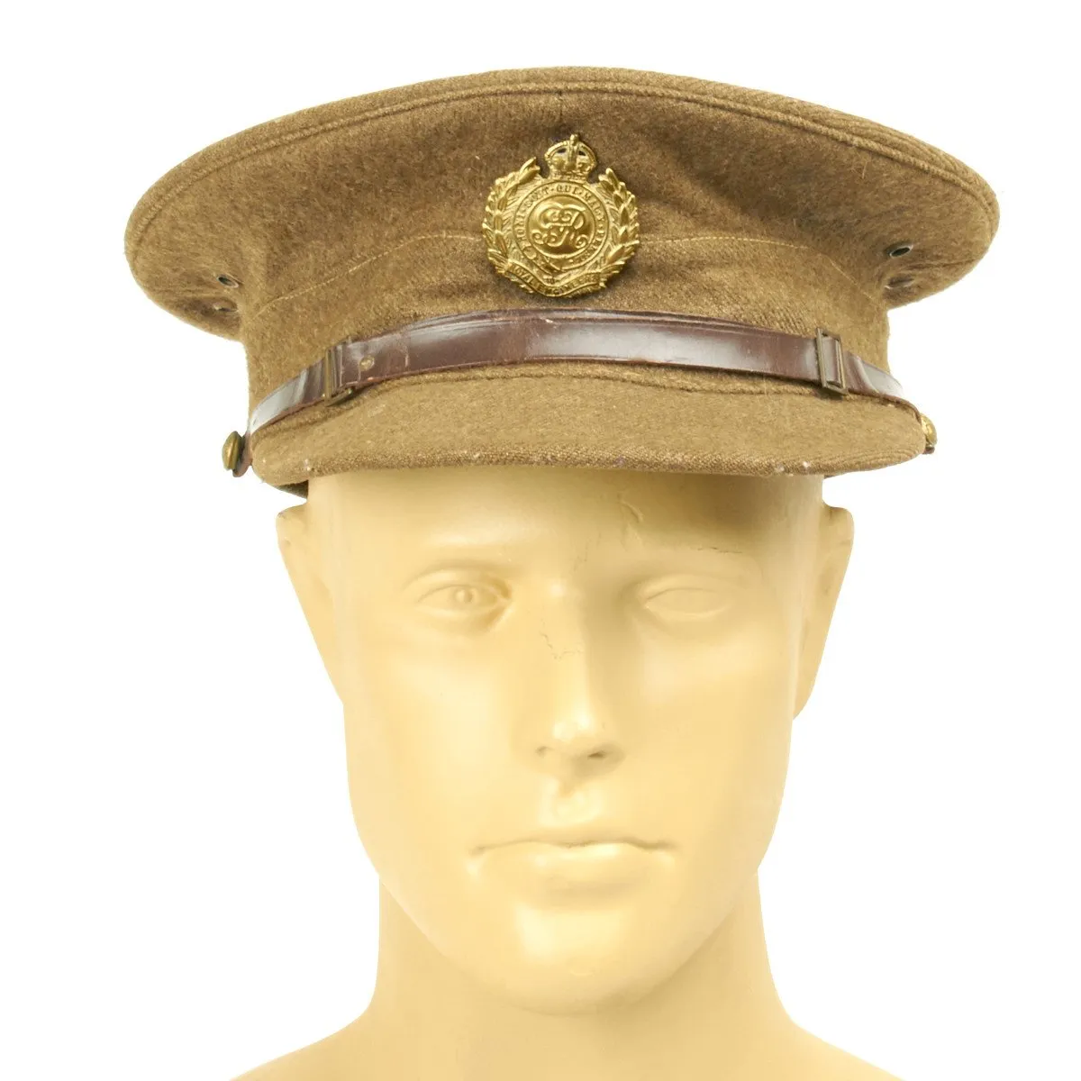 Original British WWI Officer Peaked Hat- Royal Engineers