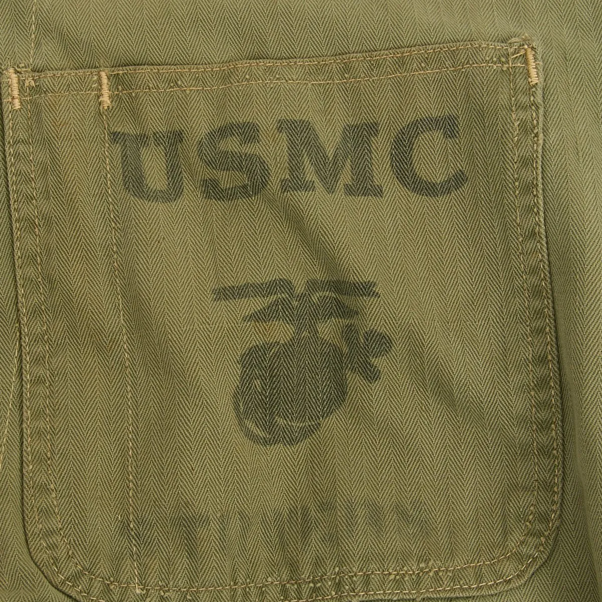 Authentic WWII USMC Battle of Iwo Jima Named Trunk Grouping - Original U.S. Military Collection