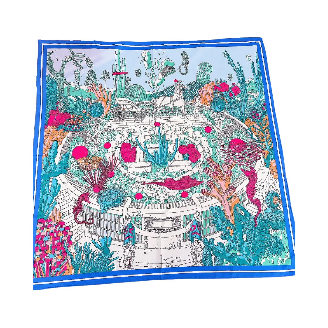 Pre Order:  Underwater World Square Scarf