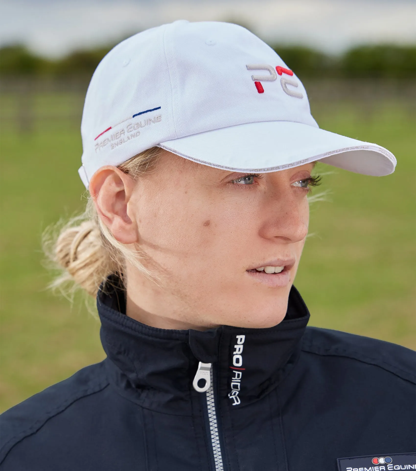 Premier Equine Baseball Cap White