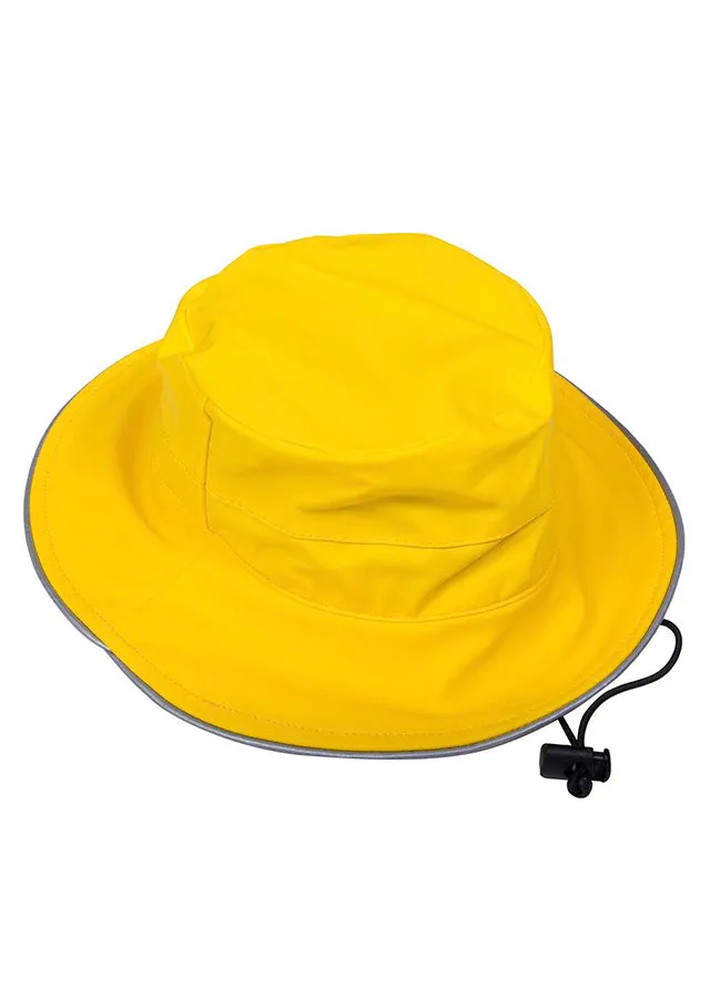 PU Splash Yellow Wide Brim Hat